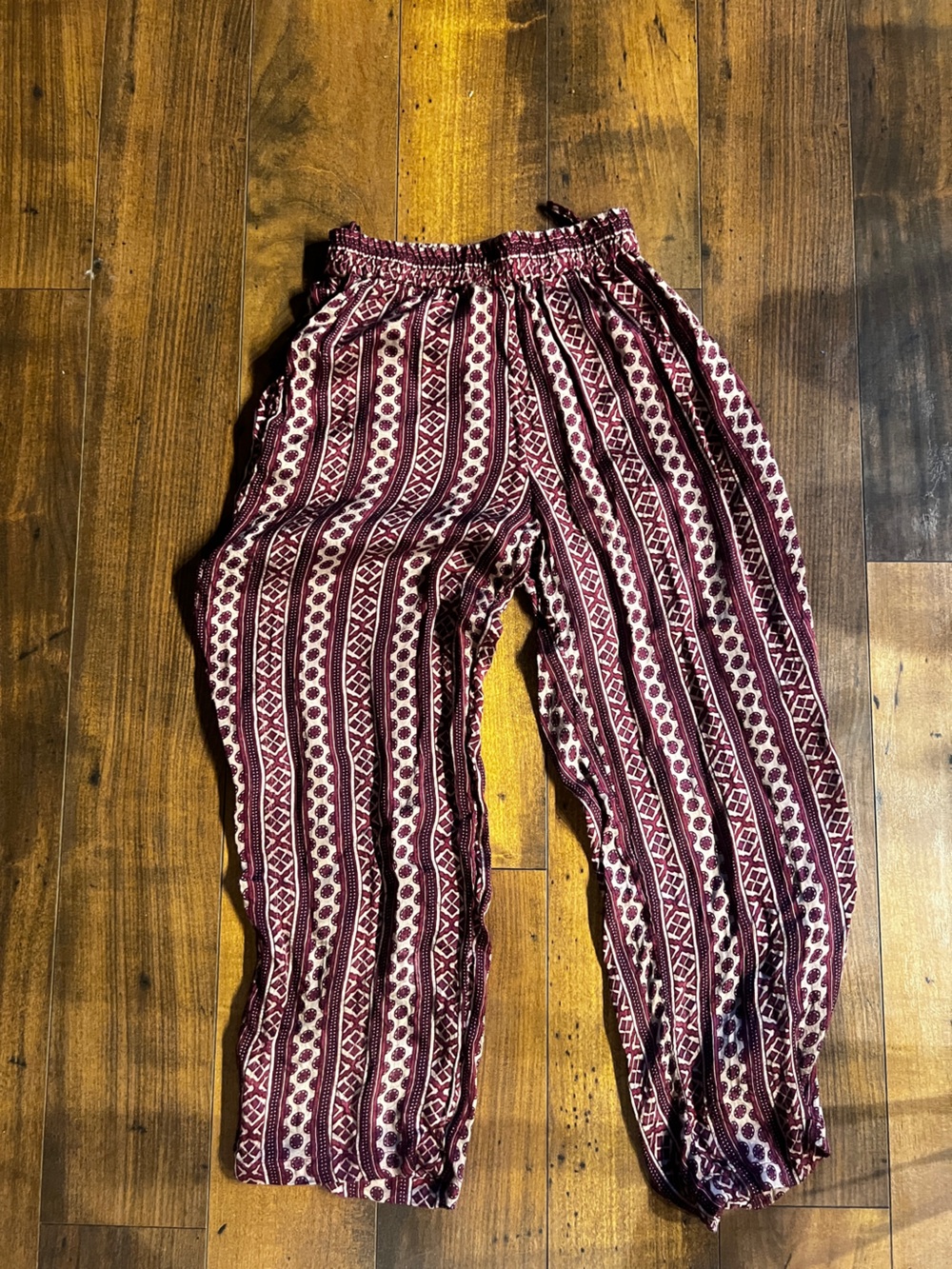 Gorgeous maroon pants from India